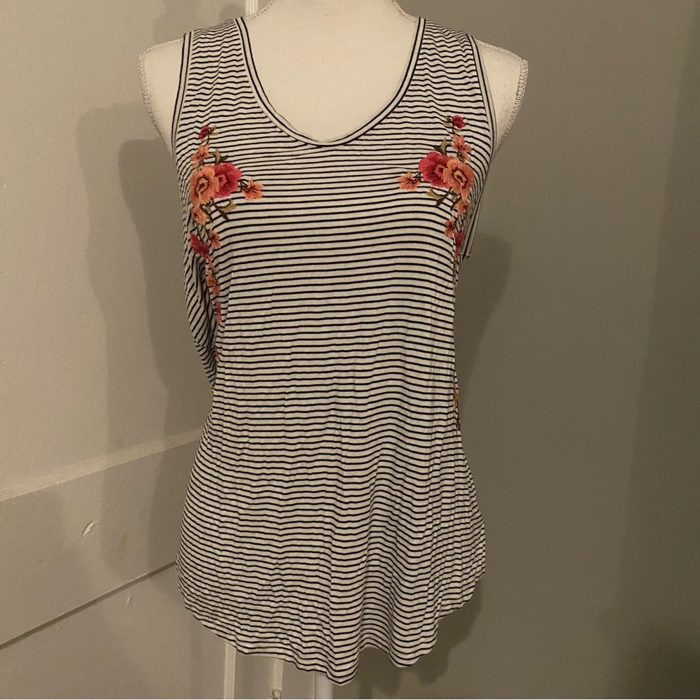American Eagle Embroidered Tank Top